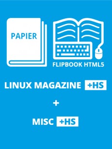 Abonnement à GNU/Linux Magazine + HS + MISC + HS - Edition papier + Flipbook