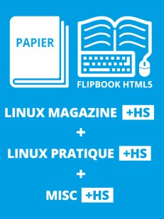 Abonnement à GNU/Linux Magazine + HS + Linux Pratique + HS + MISC + HS - Edition papier + Flipbook