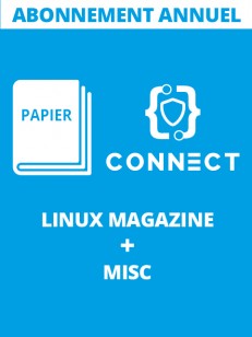 Abonement à 6 N° GNU/Linux Magazine + 6 N° MISC - Edition papier et Accès annuel à la base documentaire de GNU/Linux Magazine + HS + MISC + HS - 1 connexion 