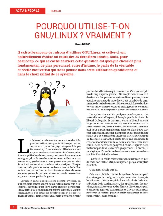 GNU/Linux Magazine 258