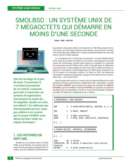GNU/Linux Magazine 265