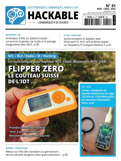 NFC / BLE / Radio / IR / Hacking : Flipper Zero le couteau suisse de l'IoT Prendre en main le matériel Tenir à jour le firmware  Reconstruire depuis les sources