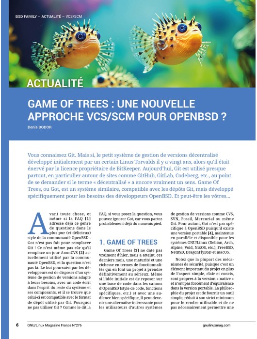 GNU/Linux Magazine 276