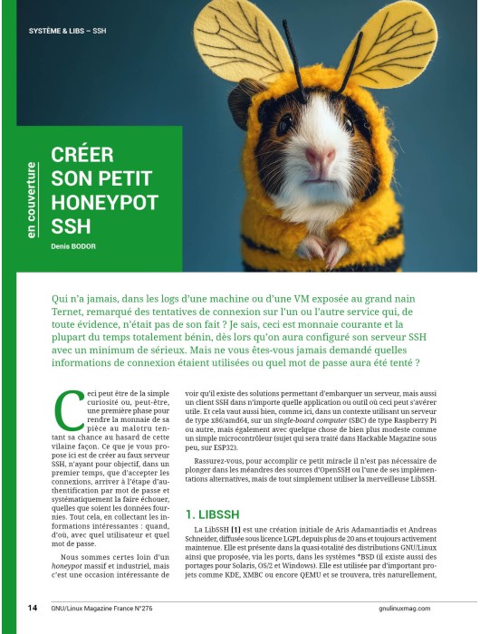 GNU/Linux Magazine 276