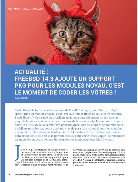 GNU/Linux Magazine 277