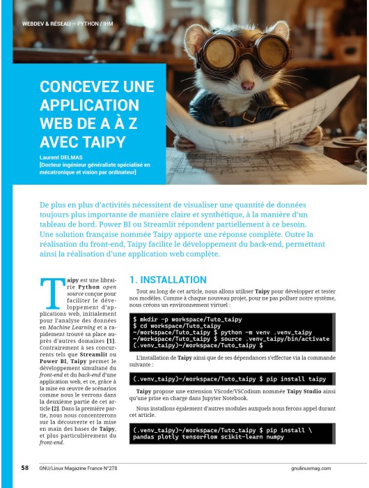 GNU/Linux Magazine 278