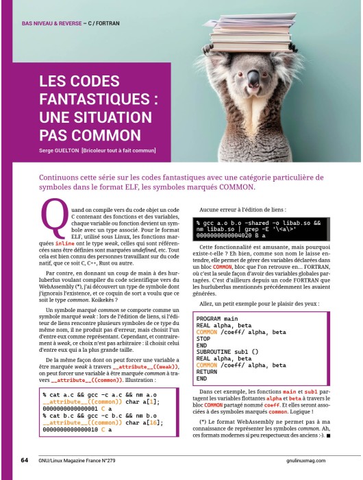 GNU/Linux Magazine 279