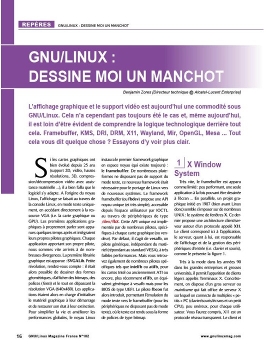 GNU/Linux Magazine 182